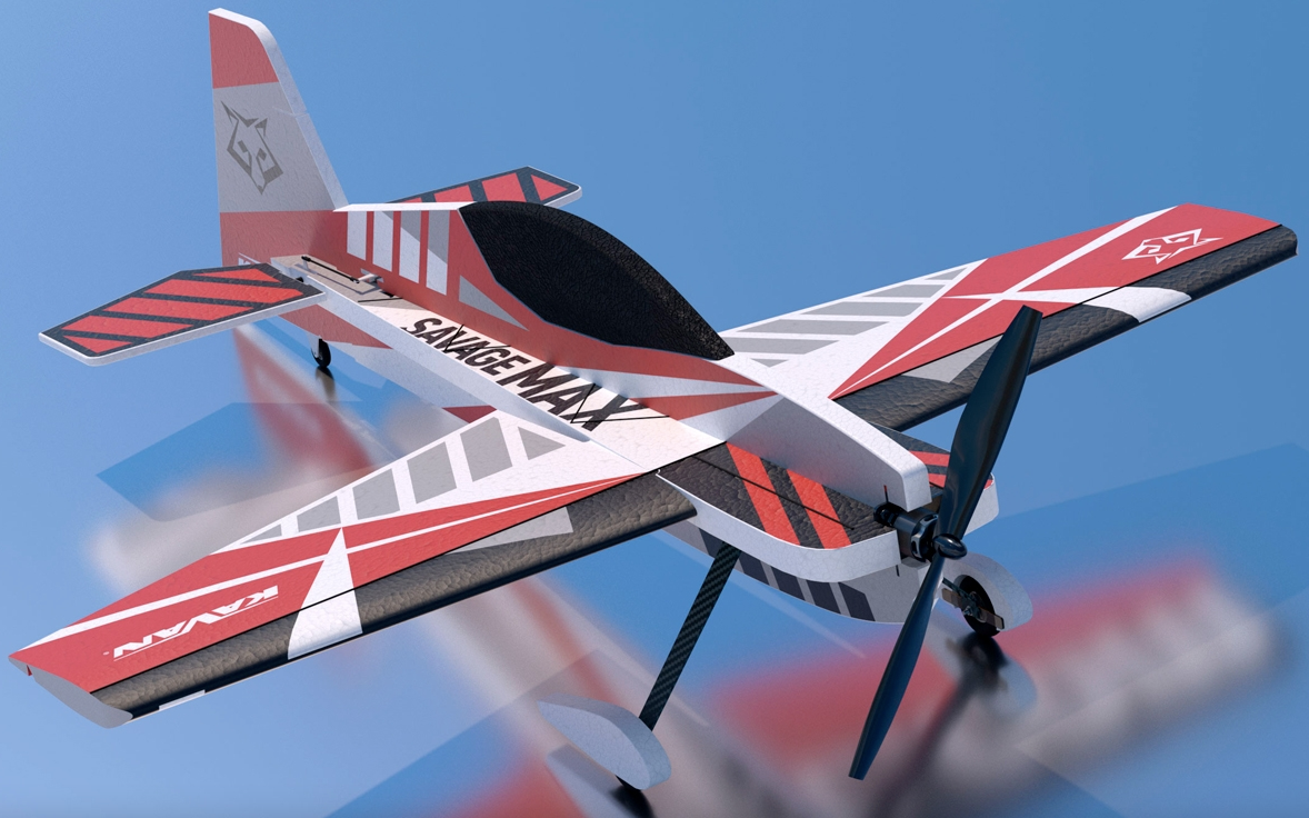 Savage Max V2 Rouge 1080mm Kavan Voltige